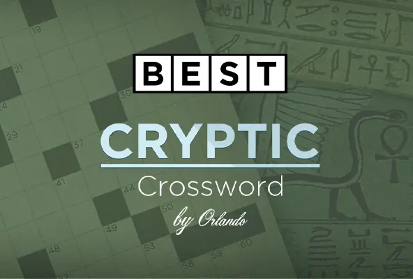 Cover von Best Cryptic Crossword by Orlando